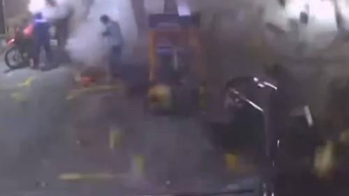 car explosion