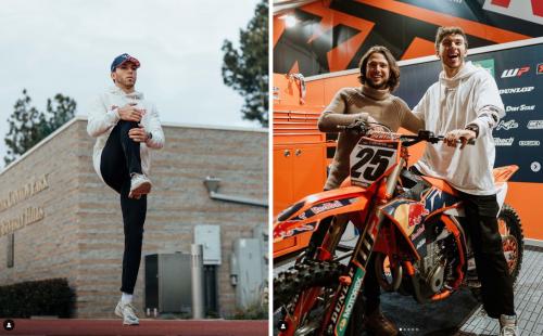 Ο Pierre Gasly προπονείται σκληρά σε ένα κέντρο της California, ενώ ξέκλεψε χρόνο για να παρακολουθήσει και έναν αγώνα Supercross