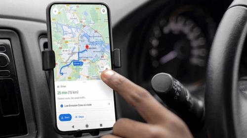 google map eco friendly route 4