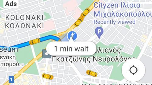 Έως και τον εκτιμώμενο χρόνο που θα χρειαστεί να περιμένετε το ταξί δείχνουν πλέον οι Χάρτες της Google