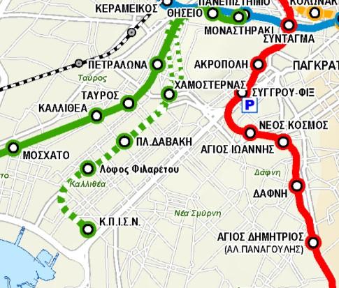 γραμμή 1 καλλιθέα