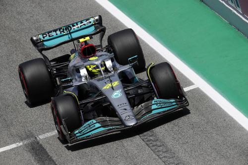 Ο Lewis Hamilton στο GP Ισπανίας 2022