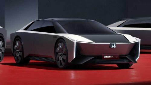 Δύο από τα νέα ηλεκτρικά πρωτότυπα της Honda: το e;N SUV Concept (κεντρική φωτό) και το e:N GT Concept (πάνω)