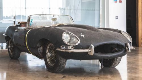 Η αρχική κατάσταση της συγκεκριμένης Jaguar E-Type