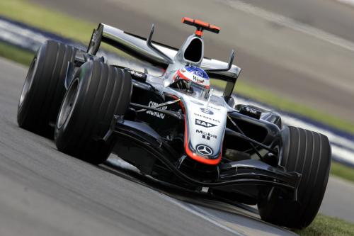 Ο Kimi Raikkonen της McLaren στο GP Ινδιανάπολης το 2005