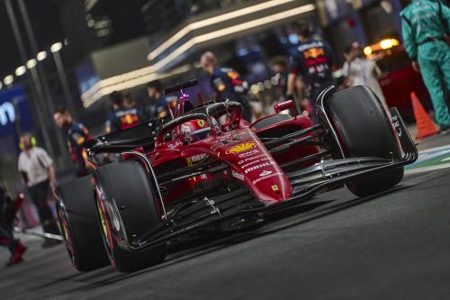 Ο Charles Leclerc με τη Ferrari F1-75 στο GP Σαουδικής Αραβίας 2022
