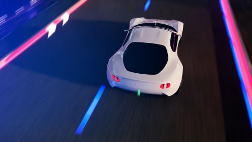 Κεντρική φωτό και πάνω: Το σπορ πρωτότυπα Mazda Vision Study Concept