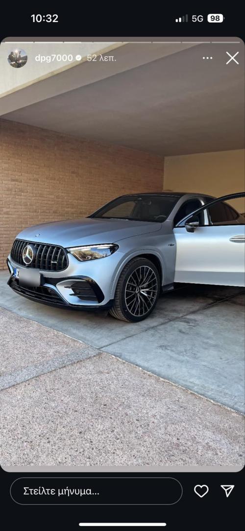 mercedes amg glc coupe δημήτρης γιαννακόπουλος