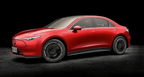 Ανεπίσημο σχέδιο της νέας, ηλεκτρικής Mercedes CLA sedan