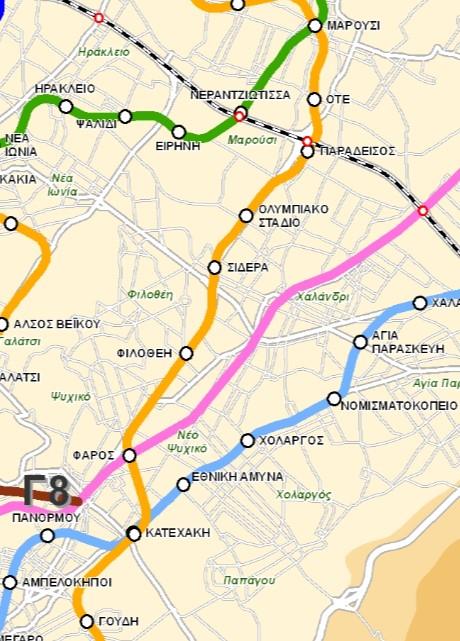 Μετρό Αθήνας προς Μαρούσι Γραμμή 4