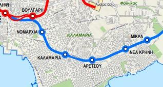 Μετρό Θεσσαλονίκης προς Καλαμαριά