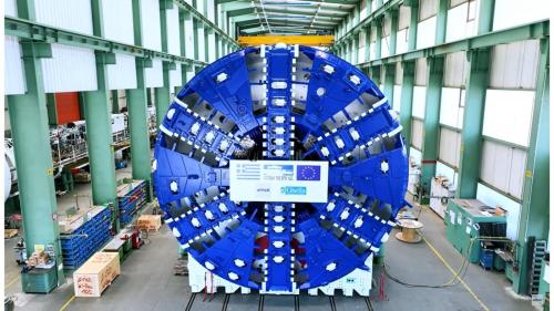 Γραμμή 4 Μετρό μετροπόντικας Μηχάνημα TBM