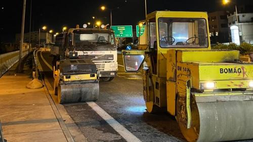 Νέα άσφαλτος στον Κηφισό