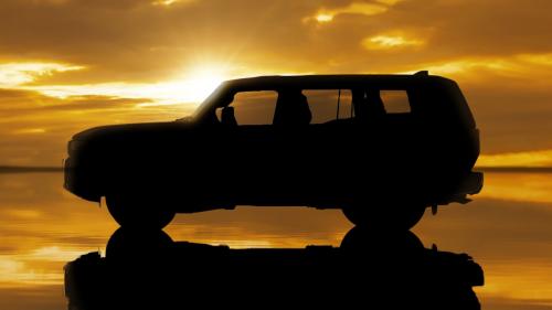 Έτσι θα είναι το προφίλ του νέου Land Cruiser σύμφωνα με την επίσημη teaser εικόνα που δημοσίευσε η Toyota