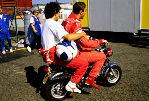 O Nigel Mansell με τον Alain Prost