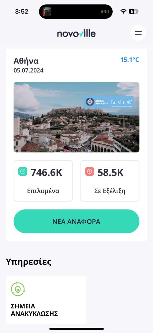 παράνομη στάθμευση novoville