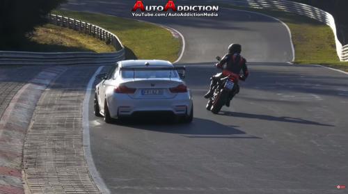Η οδήγηση στο Nurburgring απαιτεί διαρκή εγρήγορση για τη θέση που μπορεί να βρίσκονται κάθε είδους άλλα οχήματα