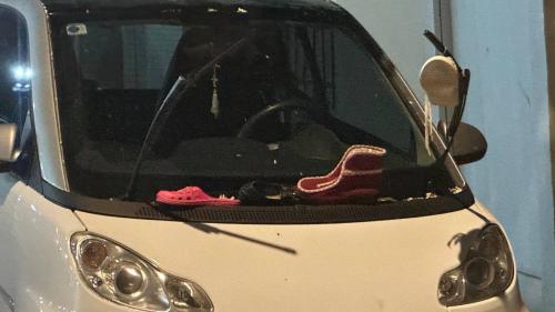βανδαλισμός παράνομα σταθμευμένου οχήματος