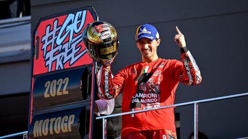 Ο Francesco Bagnaia Παγκόσμιος Πρωταθλητής MotoGP