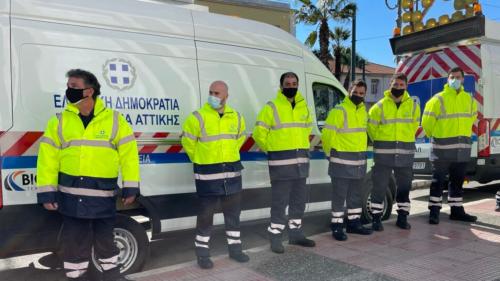 βαν περιπολίας στον Κηφισό
