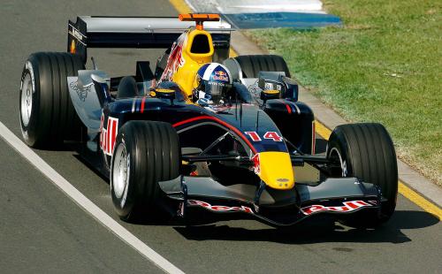 Ο David Coulthard στο τιμόνι της Red Bull στο GP Αυστραλίας του 2005