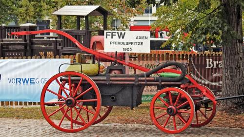 Fire horse carriage