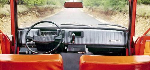 Το εσωτερικό του πρώτου Renault 5, του 1972