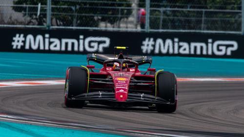 Ο Carlos Sainz με τη Ferrari F1-75 στο φετινό GP του Miami