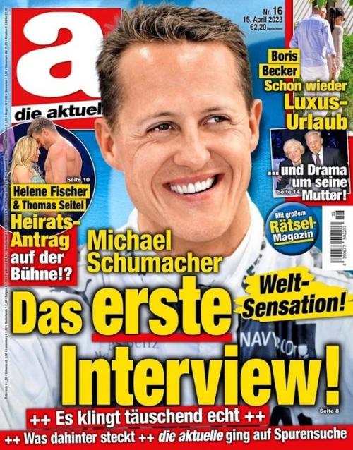 περιοδικό τίτλος Michael Schumacher