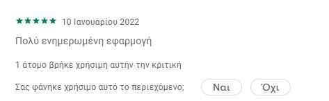 σχόλιο για εφαρμογή κάμερες ταχύτητας
