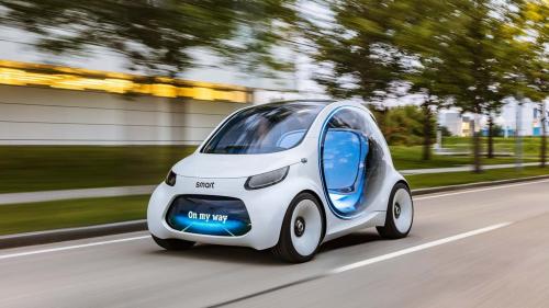 Το πρωτότυπο Smart Vision EQ που είχε παρουσιάσει η Mercedes το μακρινό 2017