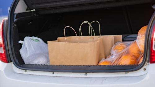 supermarket car