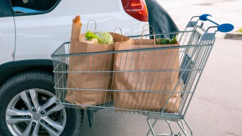 supermarket car