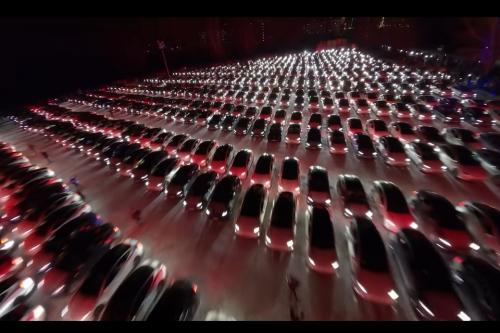 tesla lights c