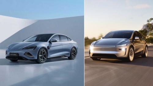 tesla model 3 &amp; BYD Seal