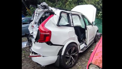 volvo xc90 τροχαίο ατύχημα