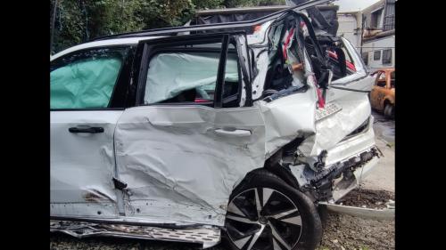 volvo xc90 τροχαίο ατύχημα