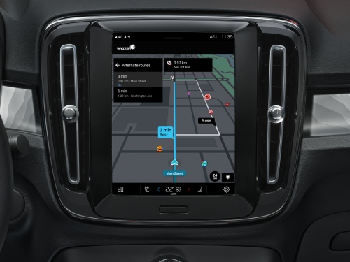 Waze Volvo
