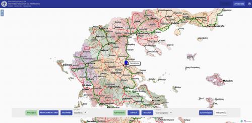χιλιομετρική απόσταση χάρτης
