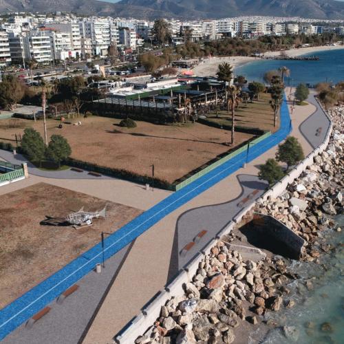 ποδηλατόδρομος πεζόδρομος