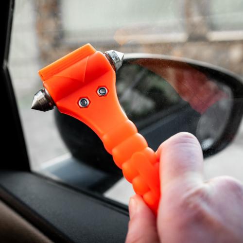 Emergency window hammer