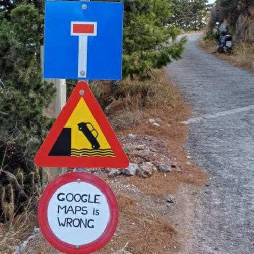 google maps is wrong 1
