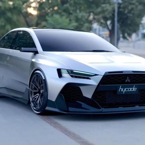 Mitsubishi Lancer Evolution Render Hycade