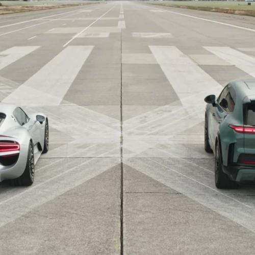 Porsche 918 Spyder vs Cayenne Turbo Electric