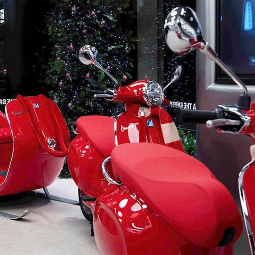 Vespa Slitta Babbo Natale