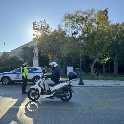 Μπλόκο τροχαίας Αθήνα