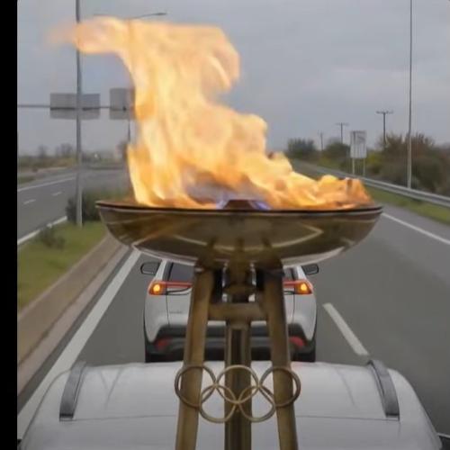 Toyota ολυμπιακή φλόγα