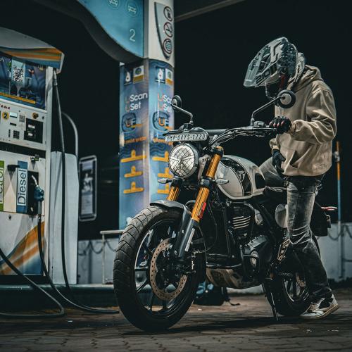 Motorcycle refueling