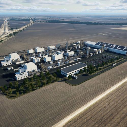 Tesla Lithium refinery