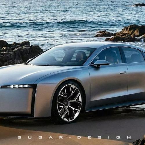 Audi A6 EV render